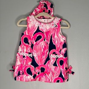 NWOT Lilly Pulitzer Dress with Ruffle Diaper Cover Sz 3-6mth
